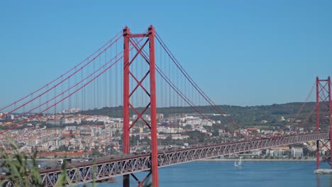 view-of-"25-de-Abril-Bridge"-,-Lisbon,-Portugal