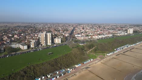 Frinton-on-sea-High-Drone-Point-of-view-4K
