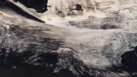 Detail-of-the-ice-of-the-glacier-covered-by-the-volcanic-ash