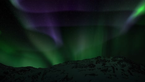 aurora-with-ice-mountains-foreground