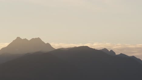 A-sunset-timelapse-of-the-Olympic-mountains-in-the-pacific-northwest