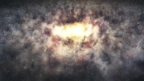 Sich-Drehende-Galaxienschleife-Im-Universum