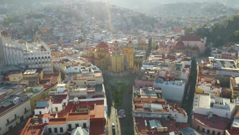 Guanajuato,-Mexiko-Stadtzentrum-Am-Malerischen-Morgen