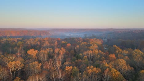 Schöne-Landschaft-Von-Tennessee-Bei-Sonnenaufgang