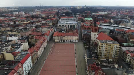 Aerial-Over-Bytom-City-Poland-Over-Main-Square-4K
