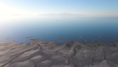 Saltair,-the-Great-Salt-Lake-in-Utah,-beautiful-aerial-view