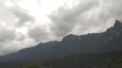 Rainy-Clouds-Through-The-Mountain-Timelapse