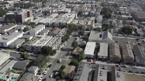Downtown-Burbank-suburban-community-neighbourhood-property-blocks-aerial-view