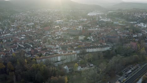 Drone-Aerial-of-the-Heilbad-Heiligenstadt