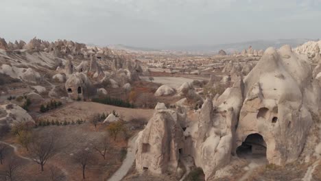 Cappadocia-landscape-with-fairy-chimney-rock-formations