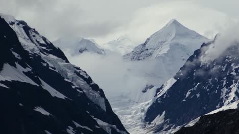 Monte-Tlingit,-Monte-Fairweather-Y-Glaciar-Margerie,-Paisaje-Increíble-De-Alaska