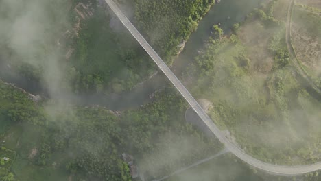 Drone-shot-panning-high-above-a-road