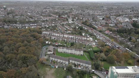 North-Chingford-London-Aerial-4K-Footage