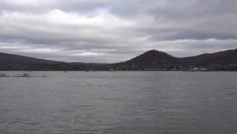 A-view-of-the-Susquehanna-River-with-mountains-in-the-background