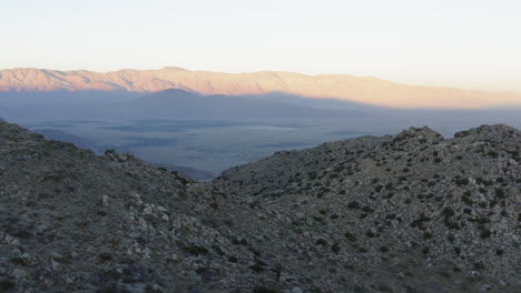 Desert-Mountain-Range-at-Culp-Valley-Campground,-Anza-Borrego-Desert-State-Park,-Aerial