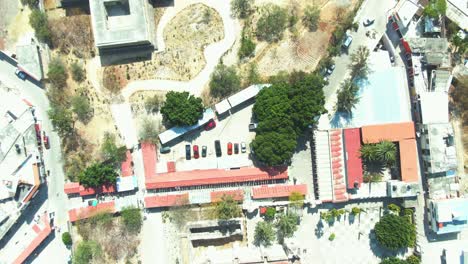 Mitla-Oaxaca-Mexico,-Aerial-View-Drone