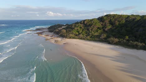 Aerial-View-Of-Cylinder-Beach-Next-To-Deadmans-Beach-Foreshore