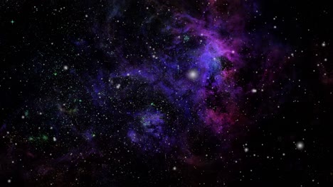 Niebla-De-Nubes-Nebulosas-Multicolores-En-El-Universo-Repleto-De-Estrellas