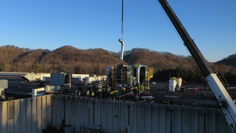 Crane-work-at-a-facility-in-Clinton-Tennessee