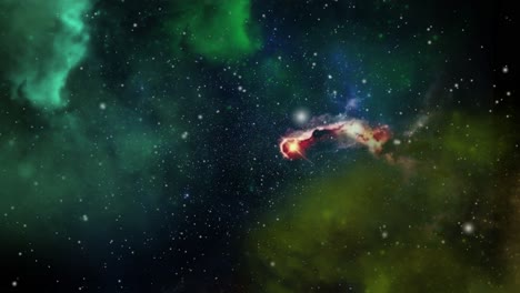 Nubes-Nebulosas-Que-Se-Forman-Y-Se-Mueven-En-El-Universo-Oscuro,-El-Espacio-Exterior