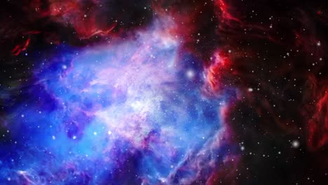 Acérquese-A-La-Superficie-De-Las-Coloridas-Nubes-Nebulosas-Del-Universo