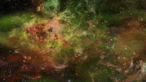 Nubes-Nebulosas-Contra-El-Telón-De-Fondo-De-Las-Estrellas-En-El-Universo