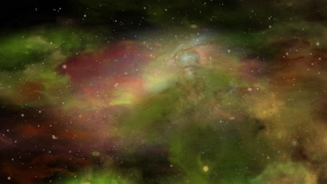 Nebelwolken-Vor-Einem-Galaktischen-Hintergrund-Im-Universum
