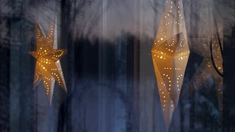 Elegant-home-decoration-in-december-winter-darkness