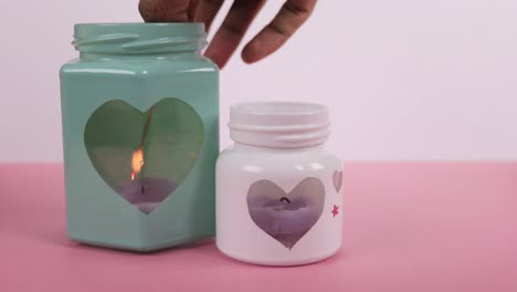 Lighting-the-first-candle-for-valentine's-day