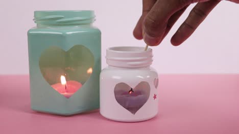 Lighting-a-second-candle-for-valentine's-day