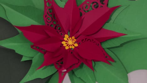 Poinsettia-paper-flower.-Ornaments-for-Christmas-and-holidays