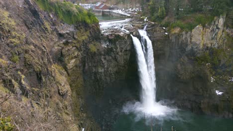 Snoqualmie-Falls-Waterfall-In-Fall-City-Washington