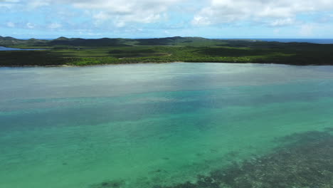 Aerial-tracking-view-of-northern-point-of-New-Caledonia-known-as-Boat-Pass
