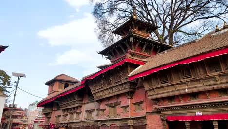 Templos-Antiguos-En-Kathmandu-Durbar-Square-En-Nepal