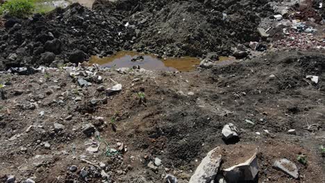 Müllhaufen-Im-Freien-In-Den-Slums-Von-Kibera