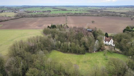 Chipping-Ongar-castle-mount-Essex-Aerial-footage-