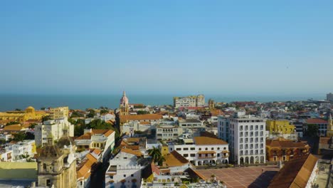 Drone-Descends-on-Cartagena's-Old-City