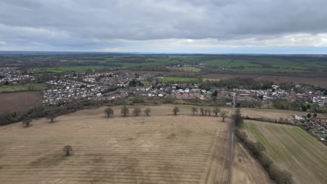 Chipping-Ongar-Essex-Pan-Luftaufnahmen