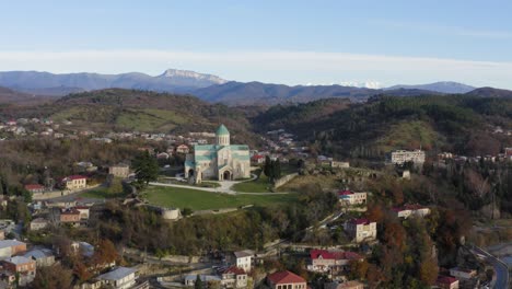 Flying-towards-Gelati-Monastery-Kutaisi-Georgia