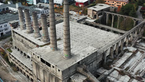 Flying-over-Abandoned-Power-Plant-in-Industrial-site