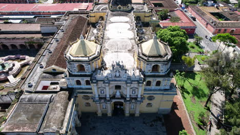Antigua-Guatemala-church-de-la-Merced-Drone-Video