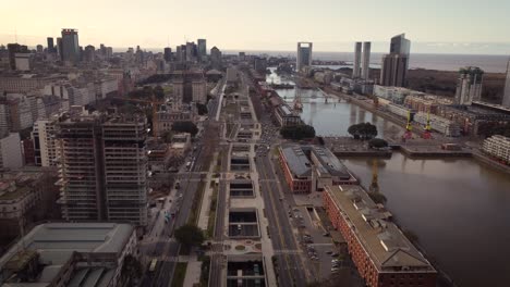 Business-industrial-zone-dockside-Puerto-Madero-Argentina-aerial