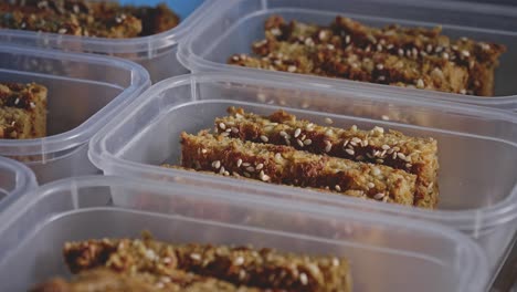 Baked-Snack-Bars-Made-Of-Mix-Shredded-Veggies-Place-On-Container