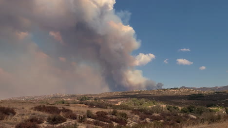 Wildfire-smoke-rising-high-up-in-the-atmosphere-forming-pyrocumulus-cloud