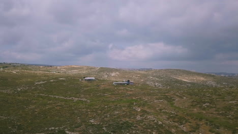 Aerial-of-Israeli-Landscape-at-West-Bank-Efrat-001