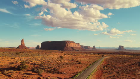 Fly-over-majestic-Monument-Valley.-Breathtaking-drone-video