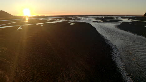 Low-slider-shot-over-Icelandic-braided-rivers
