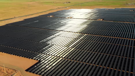 Solar-farm-in-Arizona-from-above:-Drone-flight-view