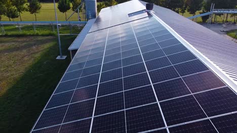 Solar-energy-being-produced-by-photovoltaics-placed-on-the-roof-of-a-building