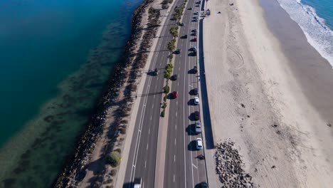 Flying-low-to-Carlsbad-lagoon-and-coast-highway